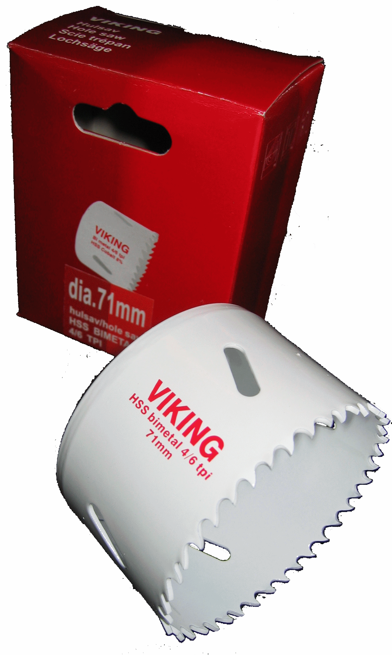 Viking Bi-metal Hulsav 121mm - Ideel til Industribrug!