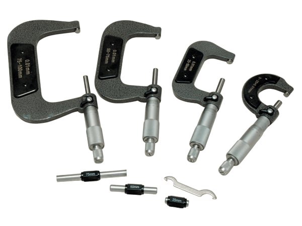 Mikrometersæt Holzmann til præcise målinger - Udsalg!