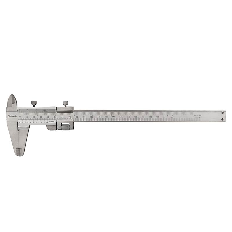 Skydelære med Skruelås - 200 mm, Præcise Målinger!