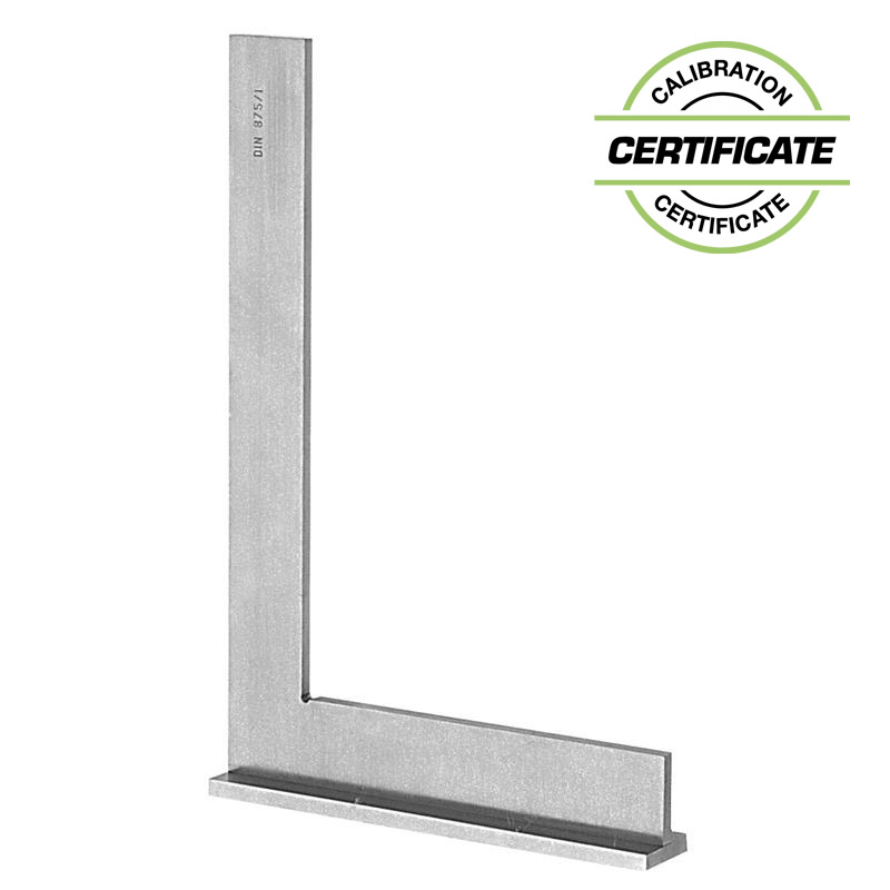 Anslagsvinkel 400x265 Mm Din 875 Inkl Kalibrerings Certifikat