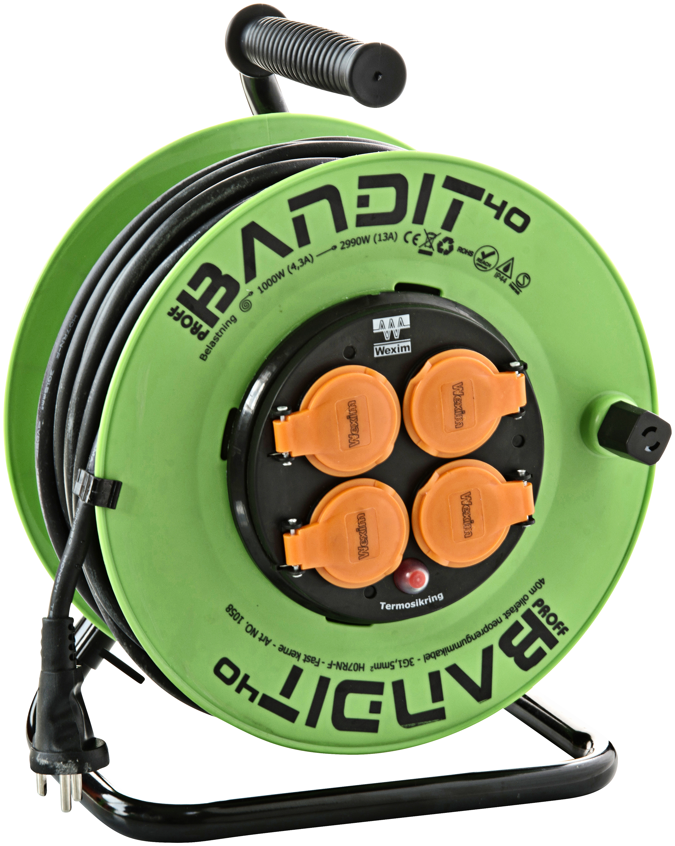Kabeltromle Bandit Smart 40 Mtr  Med Jord