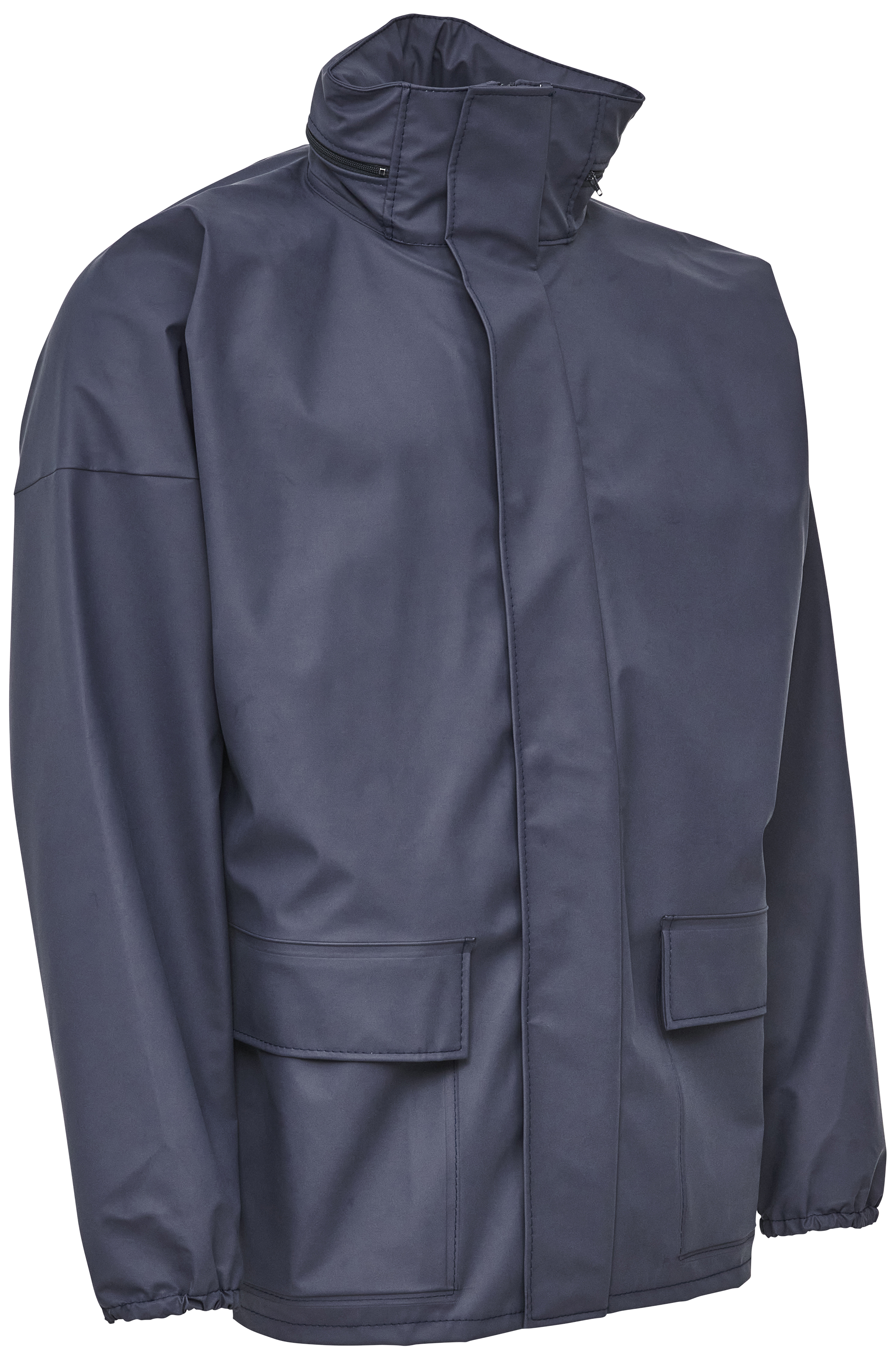 Regnjakke Pu 076300 Navy Str