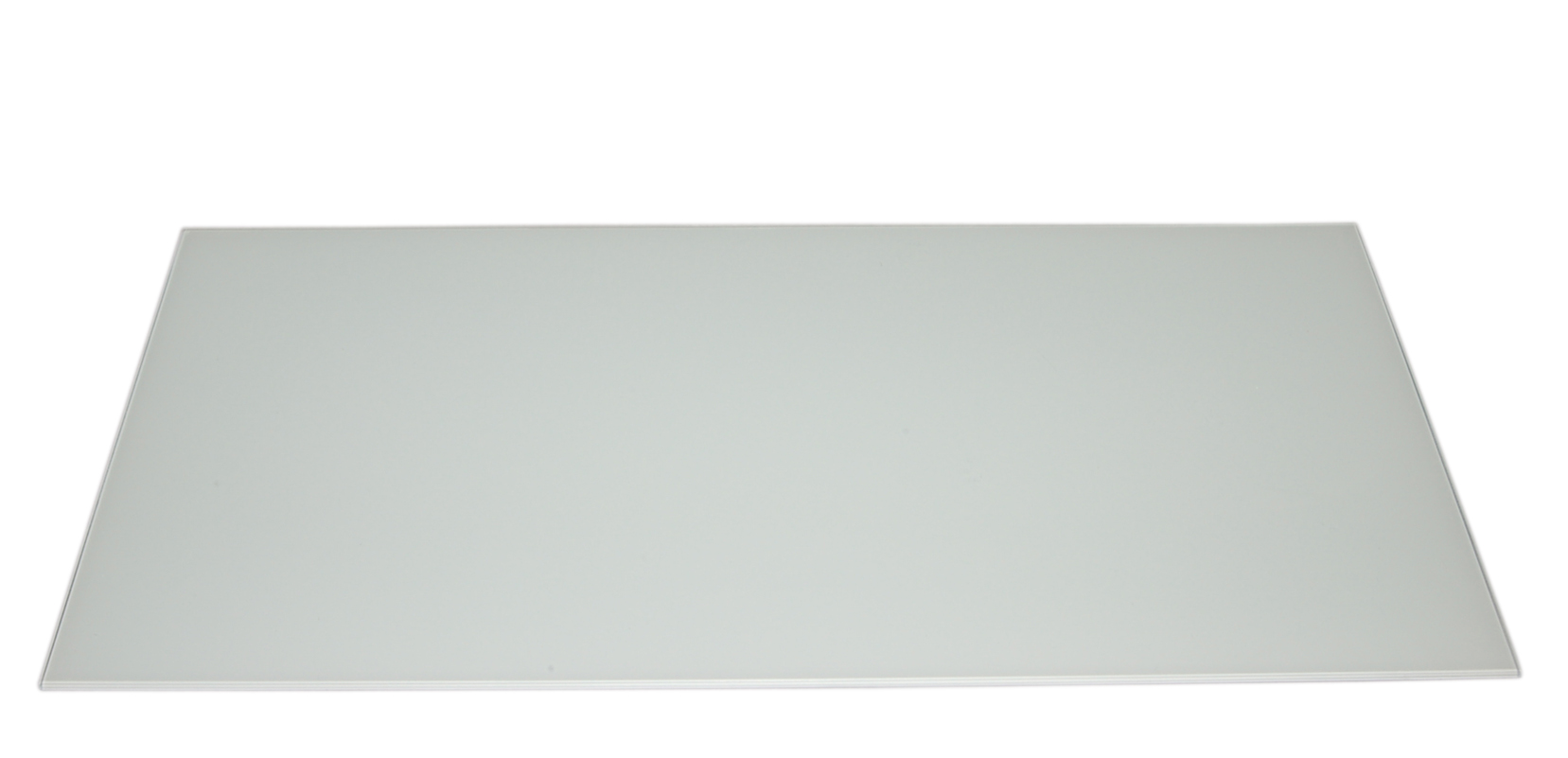 Stænkplade Hvid Frostet Hærdet Glas 600x300 Mm