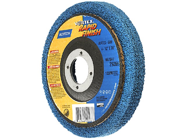 Overfladepudserondel Norton Bear-tex Rapid Finish Vortex 115x13x22 Mm 5am
