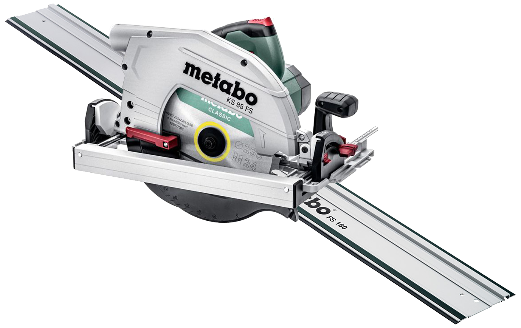 Rundsav 230mm 1800w Ks 85 Fs   Styreskinne Fs 160