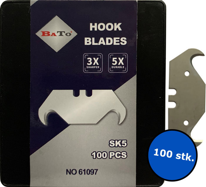 Bato Knivblad Krum Model 96 100 Stk  Pk