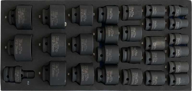 Bato Krafttopsæt     Quot  10-38mm  Eva