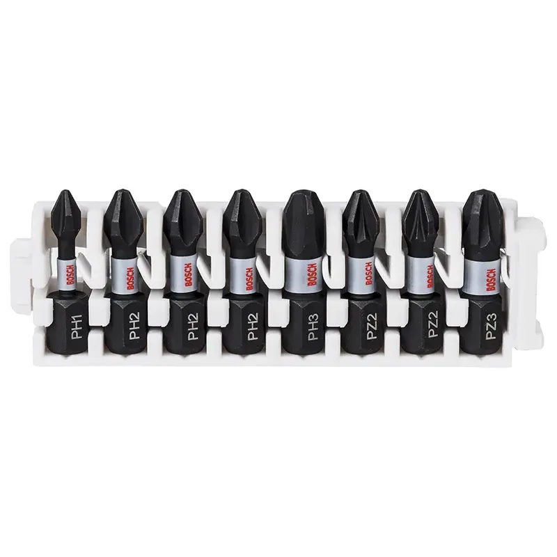 Bosch Bitssæt Impact Ph Pz1- - 25mm 8stk 2608522323