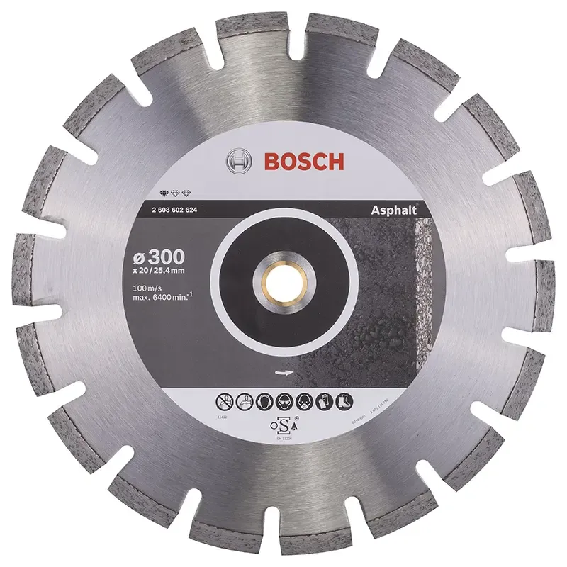 Bosch Diamantskive 300x25 4mm Prof Asphalt 2608602624