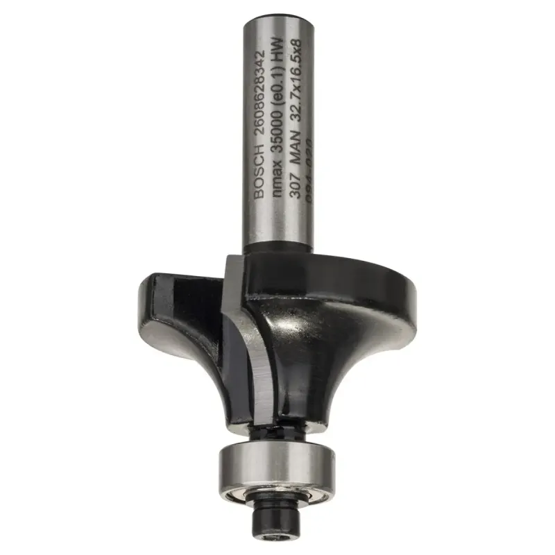 Bosch Fræser Afrund Kleje Hm 8mm 17 Mm 2608628342
