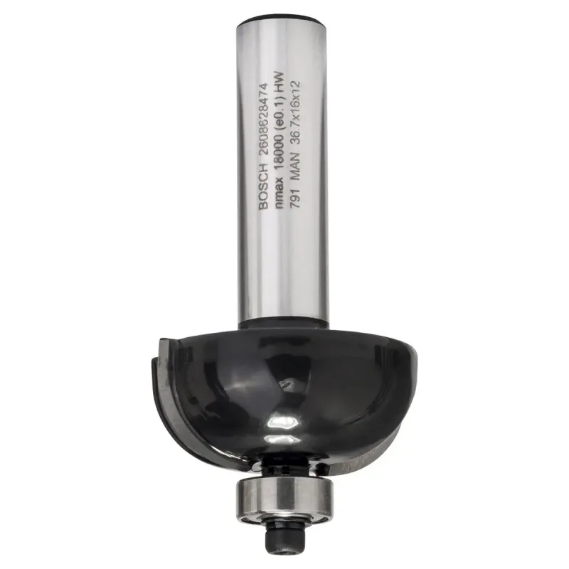 Bosch Hulkehlfræser Kugleleje Hm 12x12x16mm 2608628474