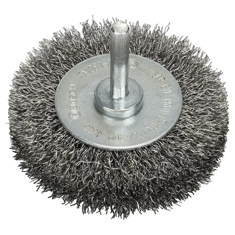Bosch Skivebørste Bølget 70mm Inox 6mm 2608622122