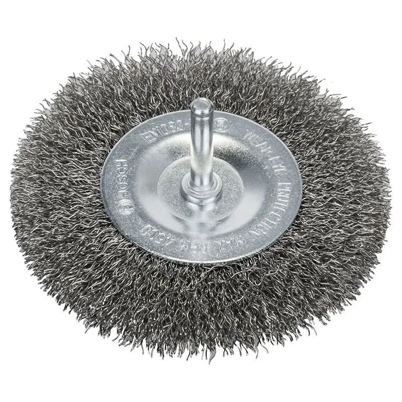 Bosch Skivebørste Bølget 100mm Inox 6mm 2608622124
