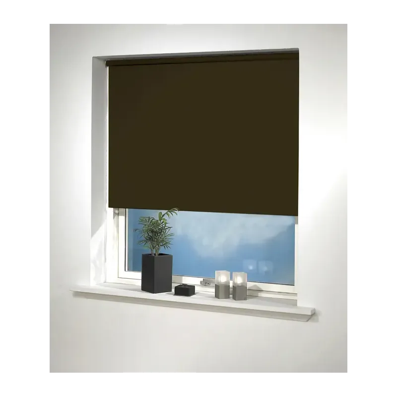 Debel Rullegardin Mørklægning Uni Sort  110x175cm