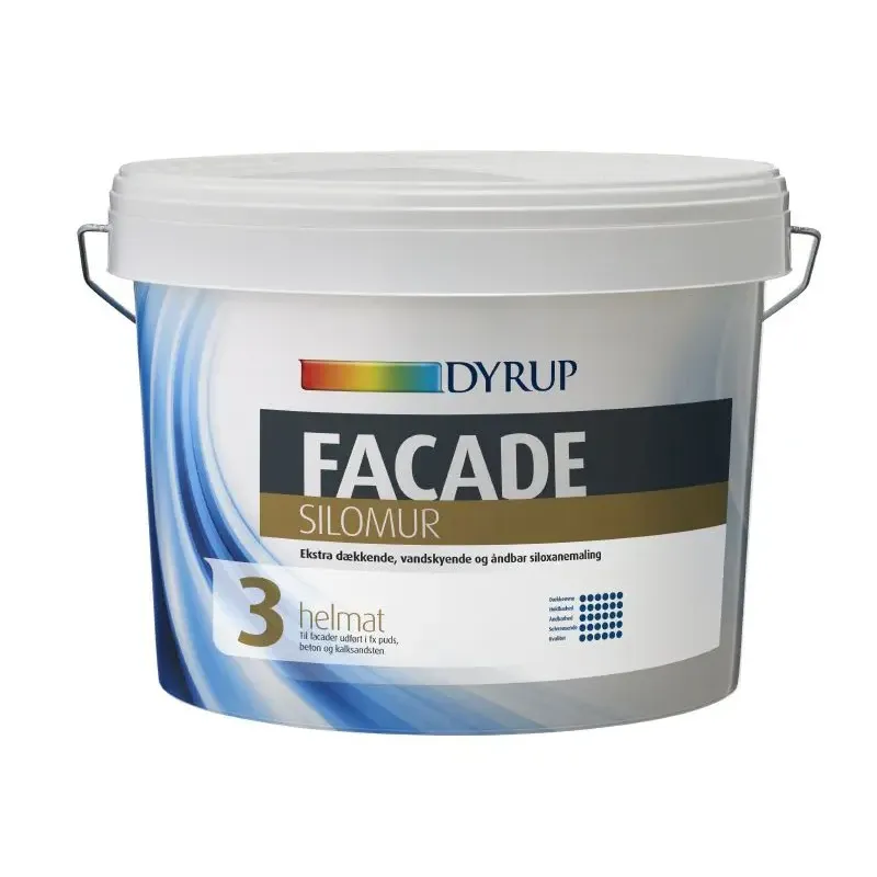 Dyrup Facade Silomur Hvid 9lt