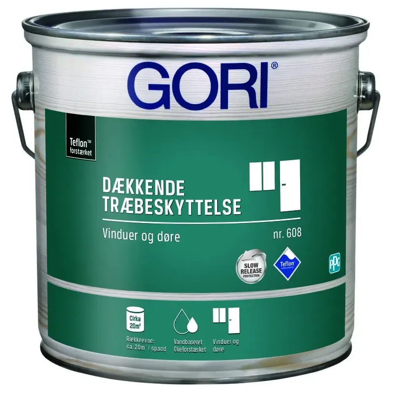 Dyrup Gori 608 Vinduesmaling Dækkende Ral 9010 5lt