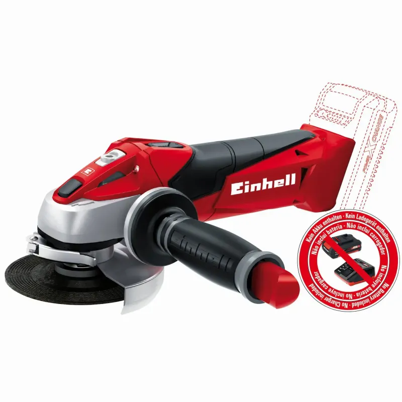Einhell Akku-vinkelsliber   115 Mm 18   Li-ion Solo Te-ag 18 115