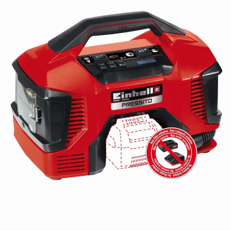 Einhell Hybridkompressor 18 Li-ion Solo Pressito 18