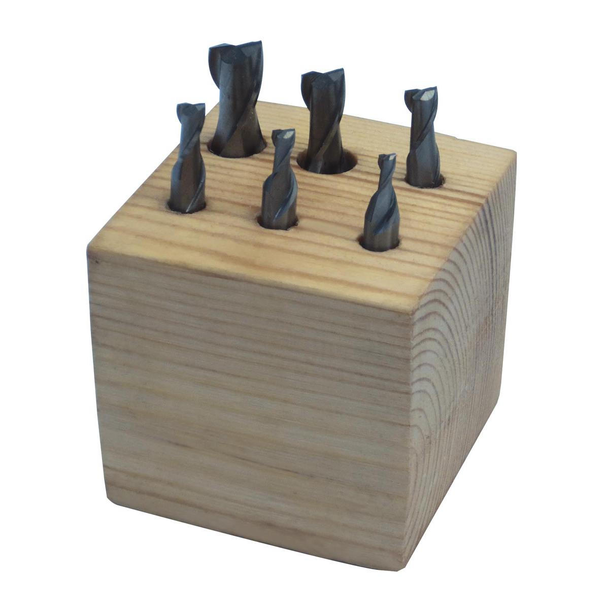 Endefræser Sæt Holzmann Ffs6   Skærs  -10mm