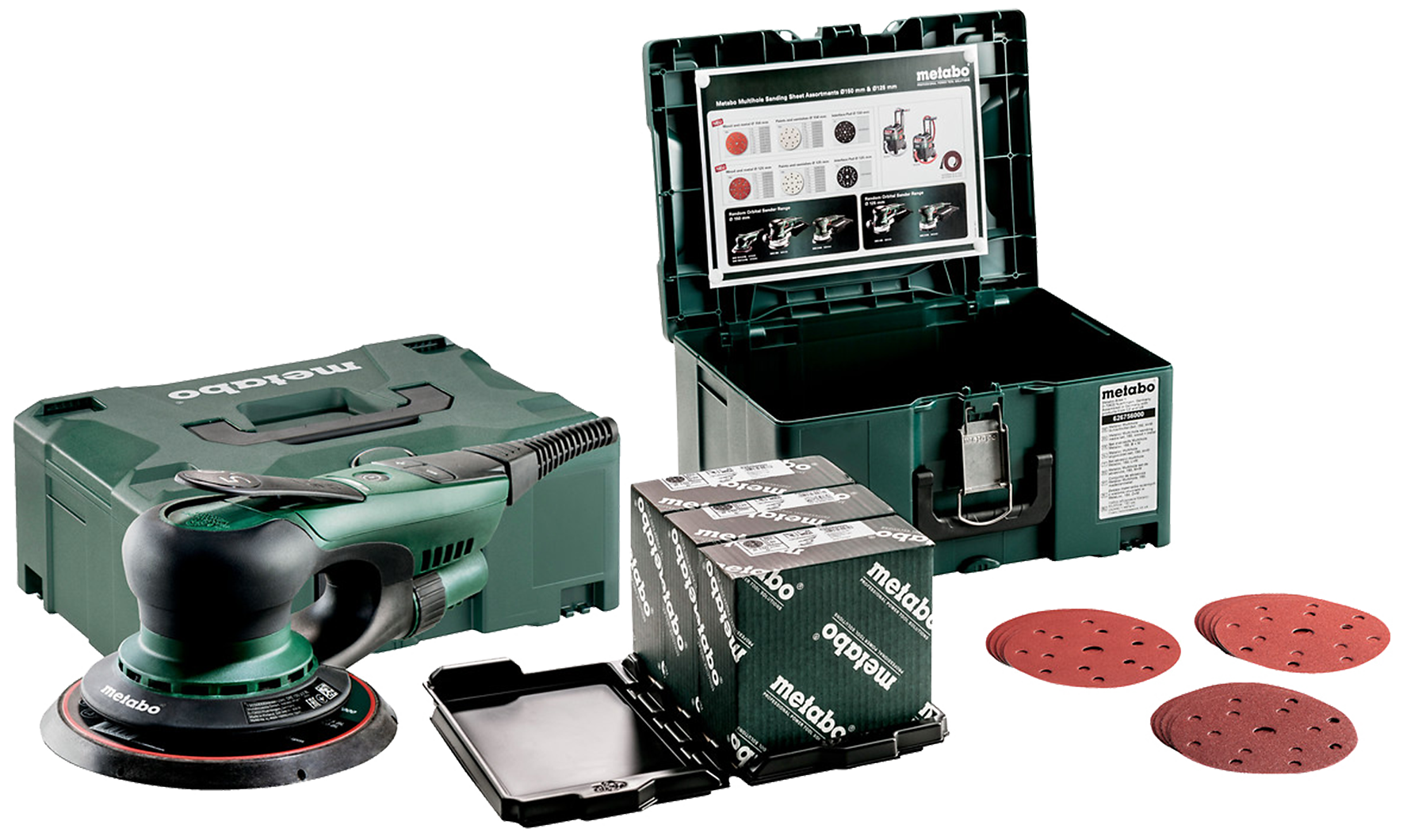 Excentersliber 150mm 350w Sxe150   0bl   Rondelsæt