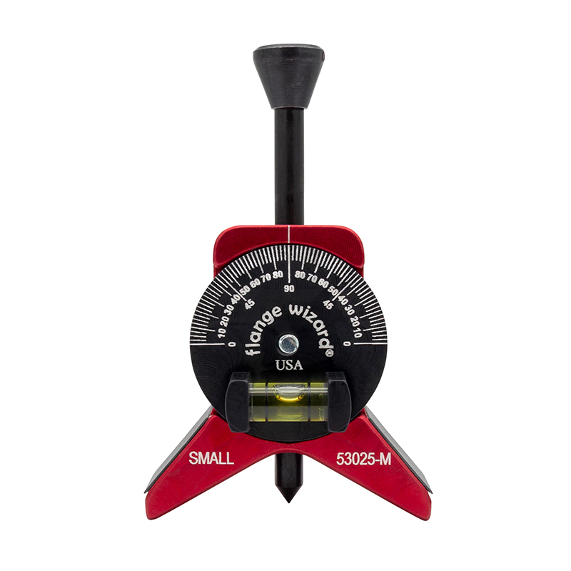 Flange Wizard Centerhoved For   Quot  Rør Med Magnet Og Vinkelskive Med Libelle