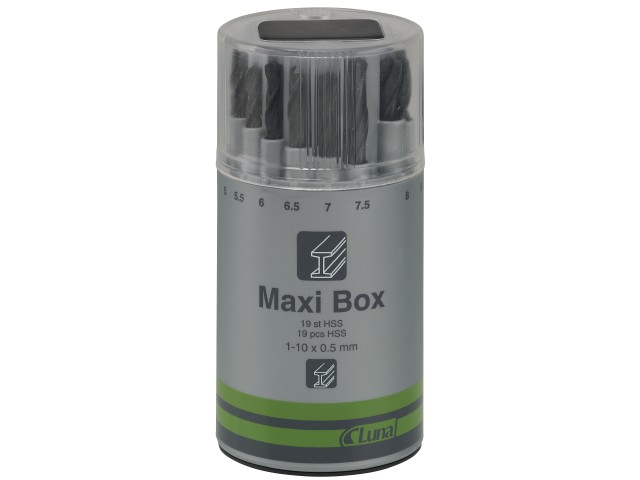 Hss Borsæt Luna Maxi Box  -10 Mm