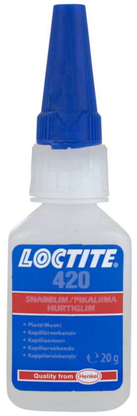 Hurtiglim Cyanoakrylat Loctite 420