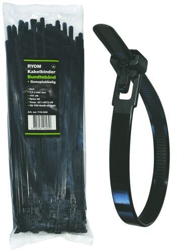 Kabelbinder Genoplukkelig 400 Mm