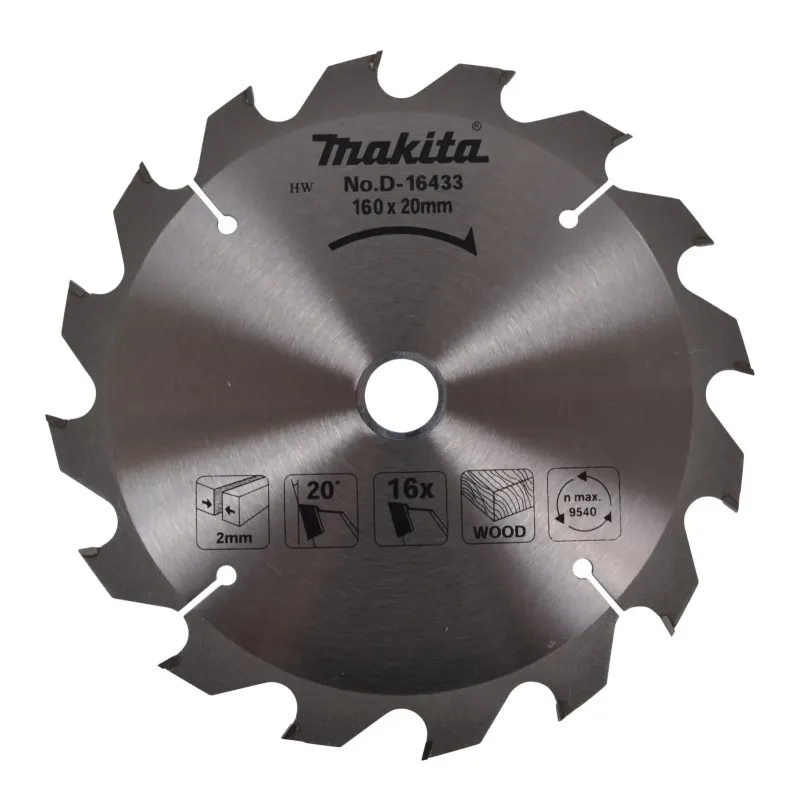 Makita Hm-klinge 160mm 16t -16433