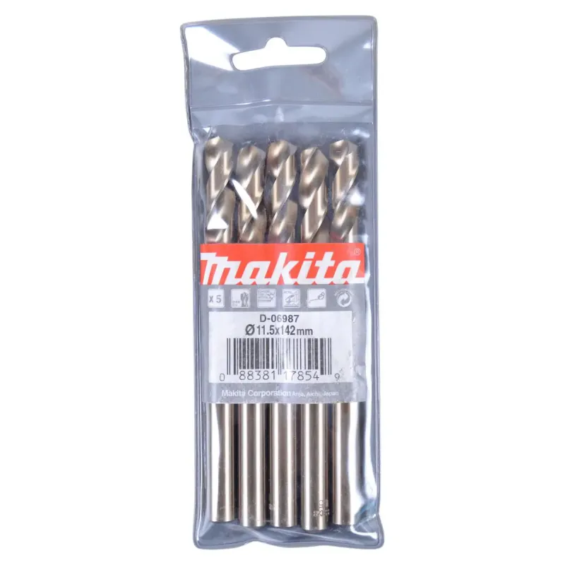Makita Hss Bor Metal 11 5mm 5st Coba -06987