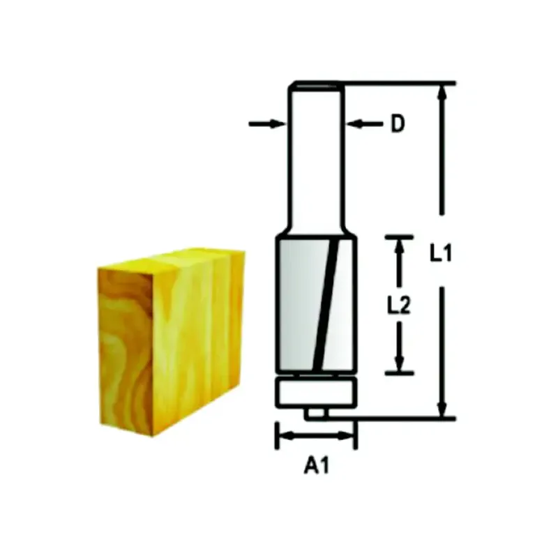 Makita Kantfræser 12 7mm -skærs -47737