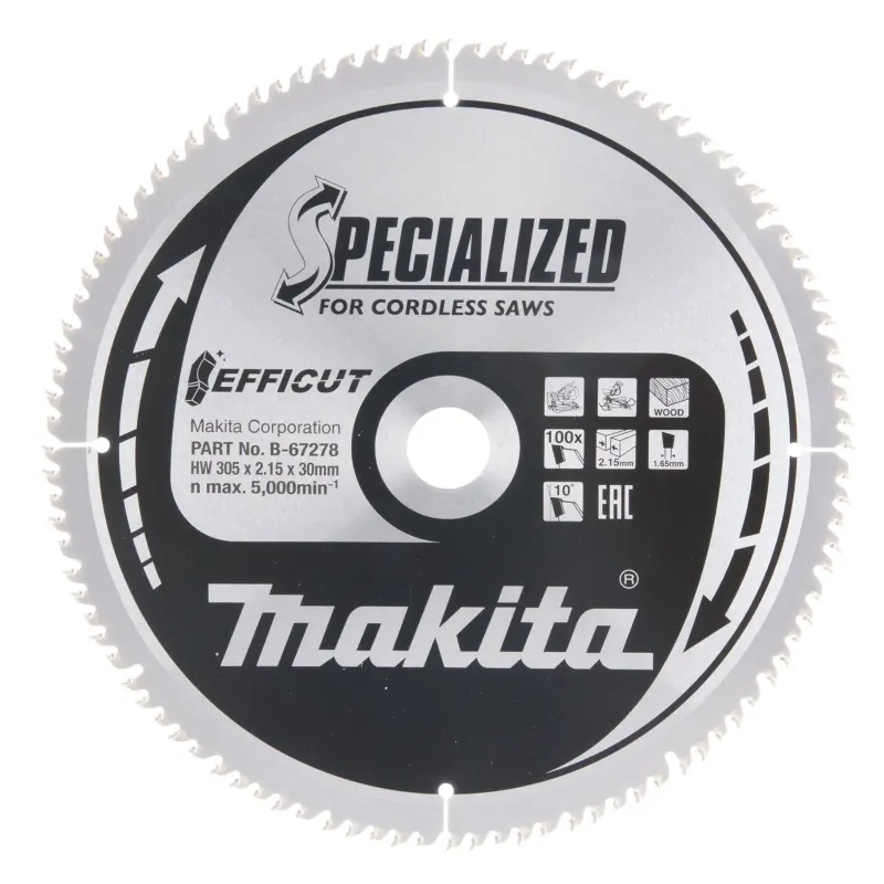 Makita Klinge Tct 305x30mm 100t -67278