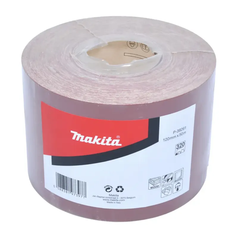 Makita Sandpapir Rulle 120mmx50m K320 -38261