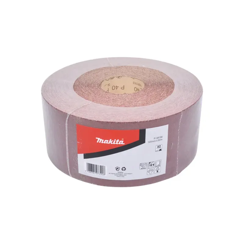 Makita Sandpapir Rulle 120mmx50m K40 -38196