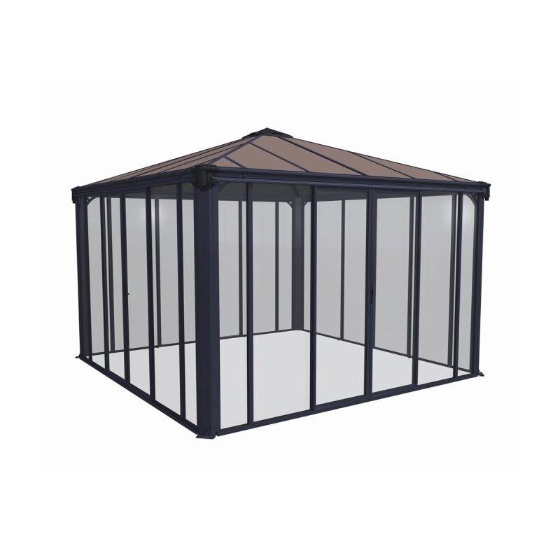 Palram Canopia Ledro 3600 Lukket Havepavillon Antracitgrå 540-098