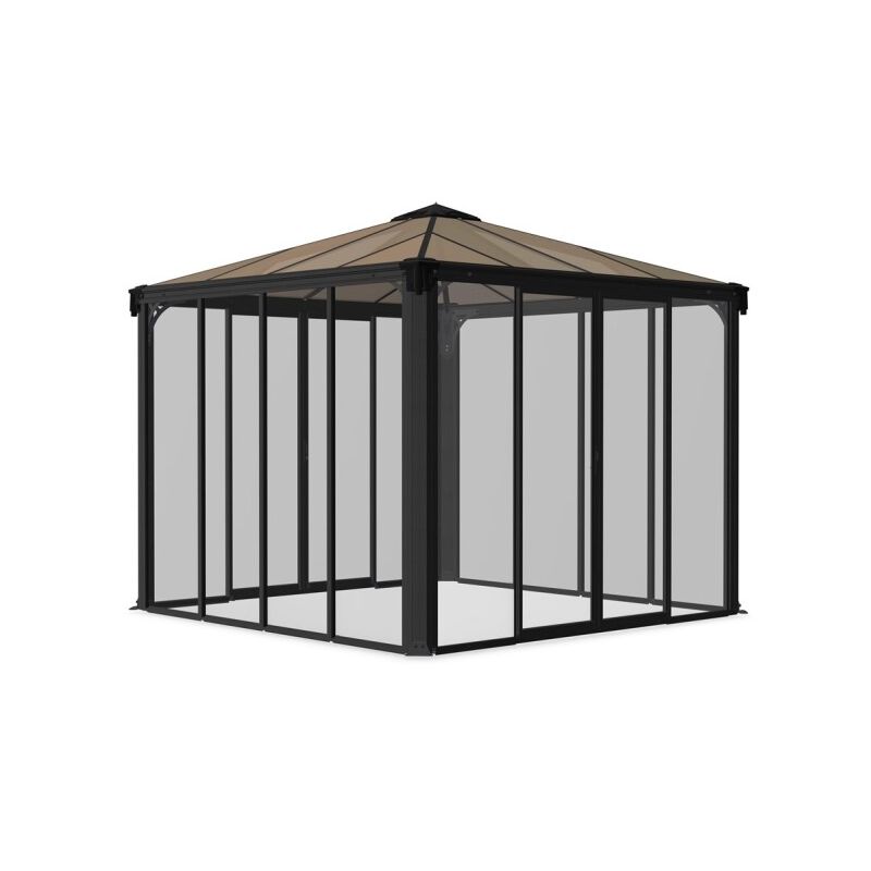 Palram Canopia Ledro 3000 Lukket Havepavillon Antracitgrå 540-097