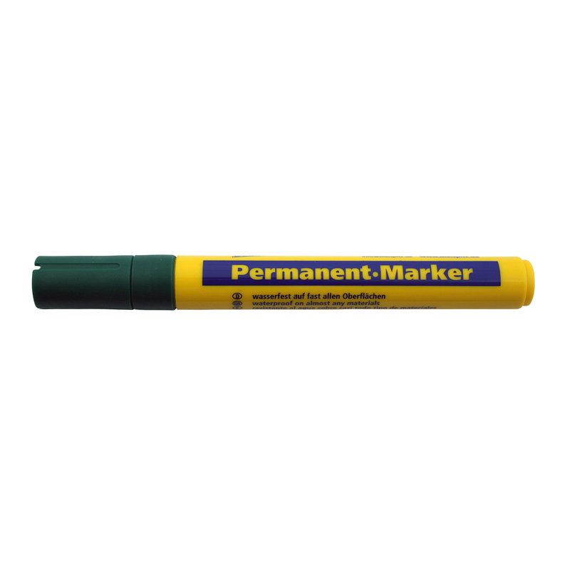 Permanent Marker    -    Mm Grøn Rund Spids  Model 0655