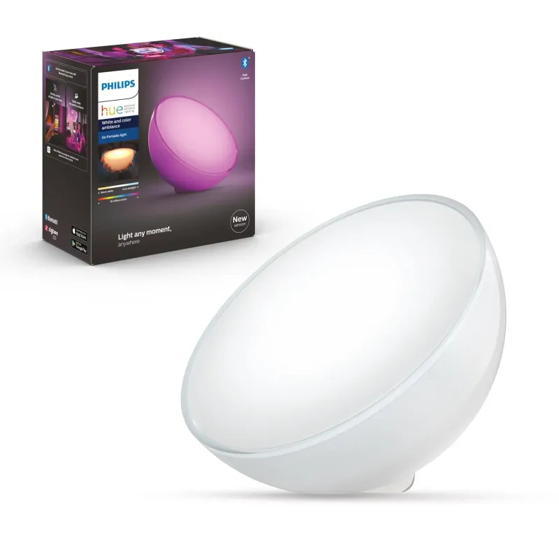 Philips Hue Go White And Color Ambiance Transportabel Led Bordlampe Bluetooth