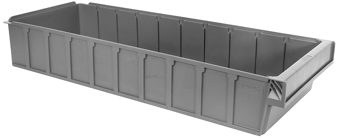 Pps 3133 Lagerkasse Grå 600ã 230ã 100mm 10 6ltr