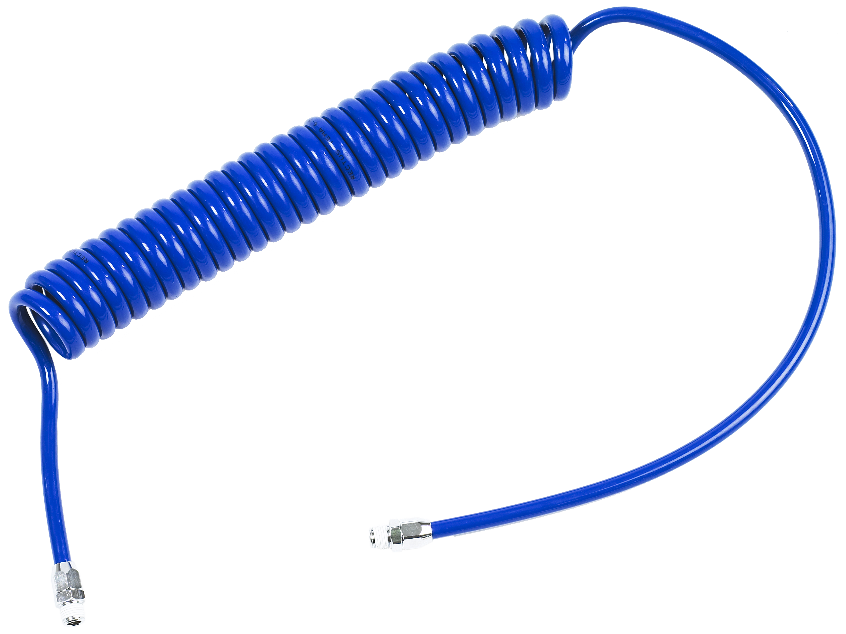 Pur Spiralslange Blå     10ã     2m      Quot  Fittings
