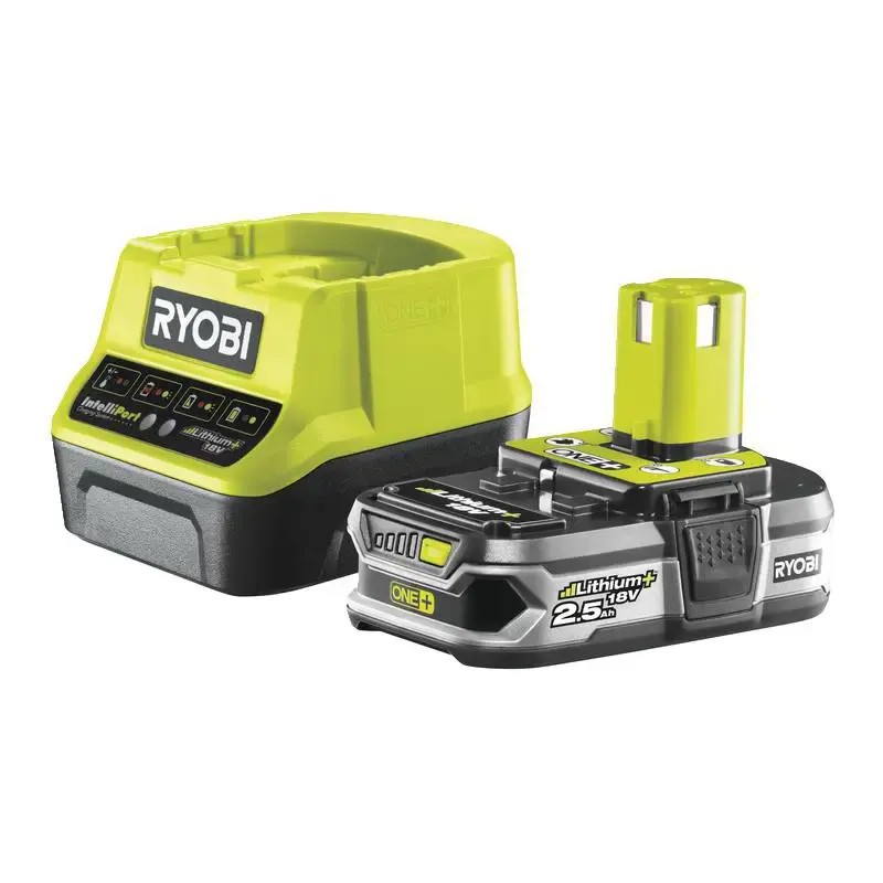Ryobi Batteri 18v One Ah Lithium Hurtiglader Amp Tim Rc18120-125