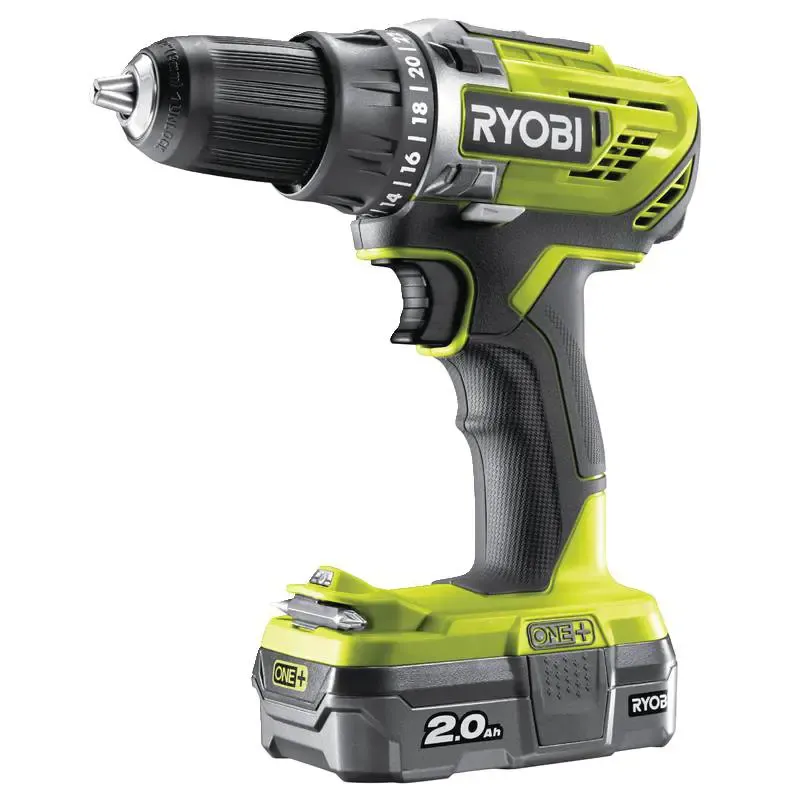 Ryobi Bore- Skruemaskine 18v Ah R18dd3-120s
