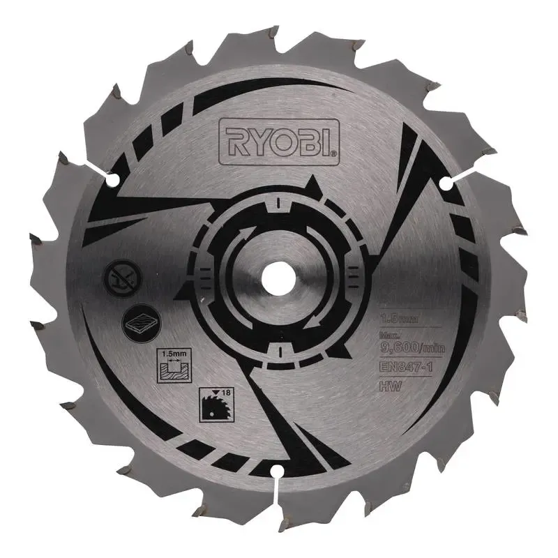 Ryobi Rundsavsklinge 150   10 Mm  Huldiameter  18 Tænder Csb150a1