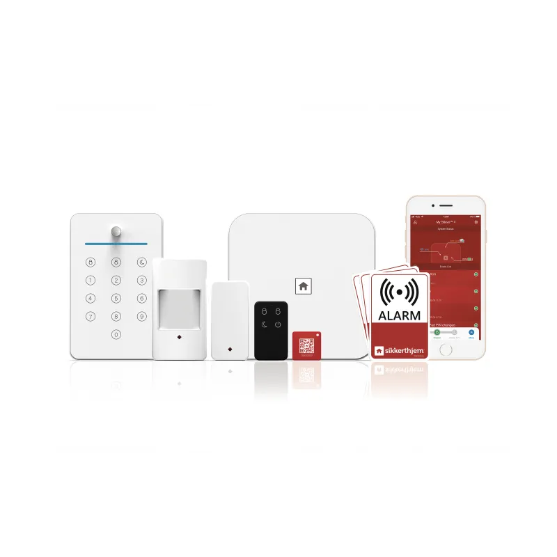 Sikkerthjem Lejlighedspakke Alarmsystem S6evo Husk Sms-kort Til Backup
