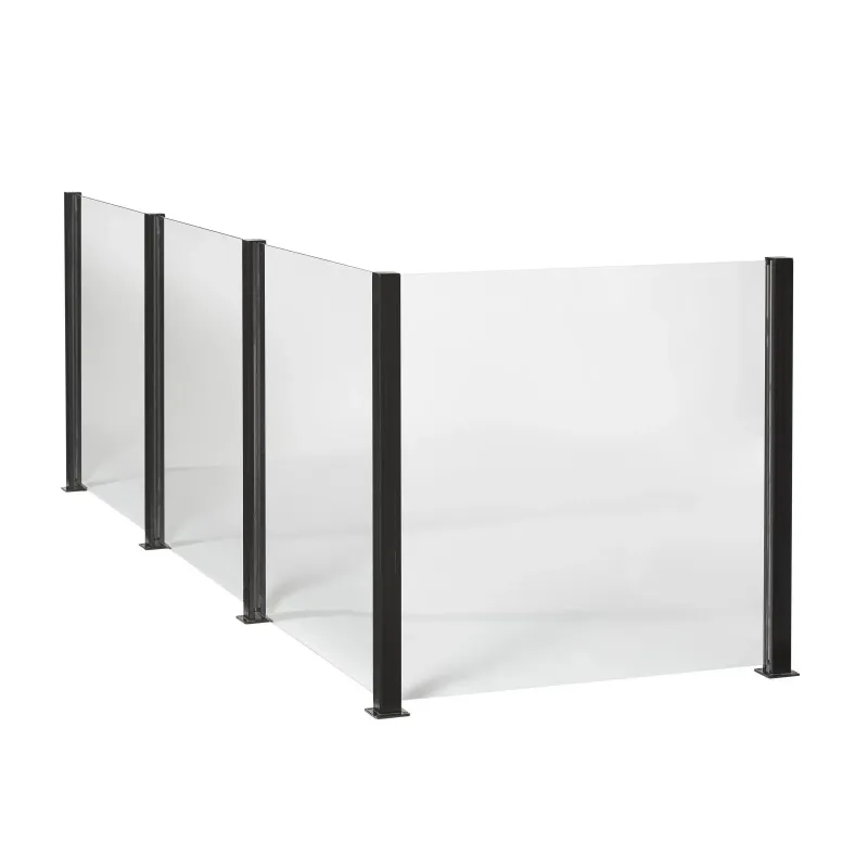 Smart Fence Glas Klar   Mm Modul 95