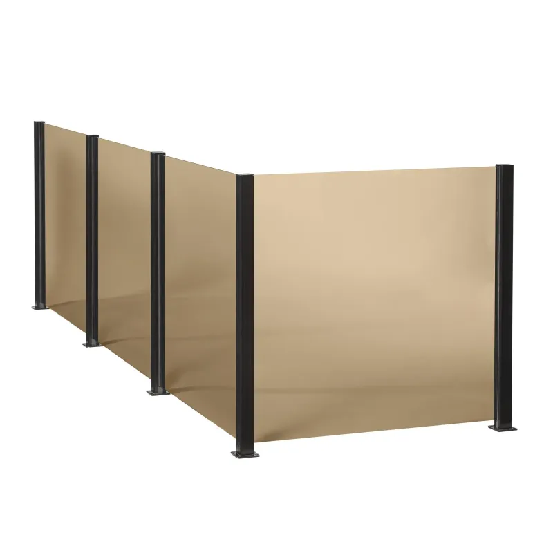 Smart Fence Glas Røgfarvet   Mm Modul 95