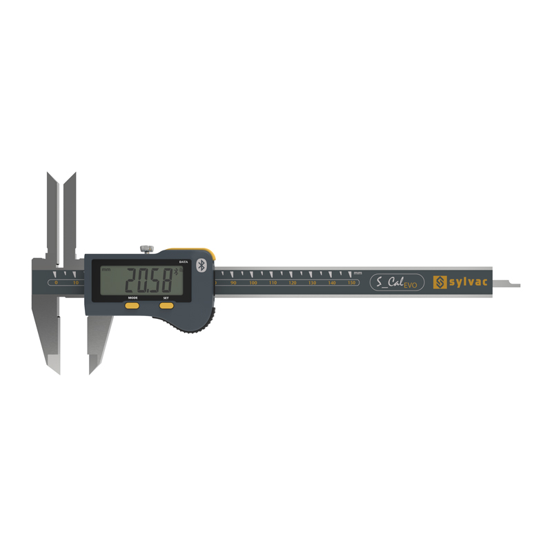 Sylvac Ip67 Digital Skydelære   Cal Evo Deep 150 Mm  810 1603  Med Bluetooth