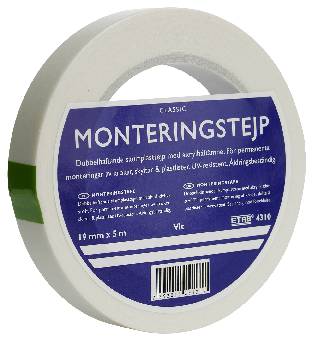 Tejp Montering 4310 19mmx25m