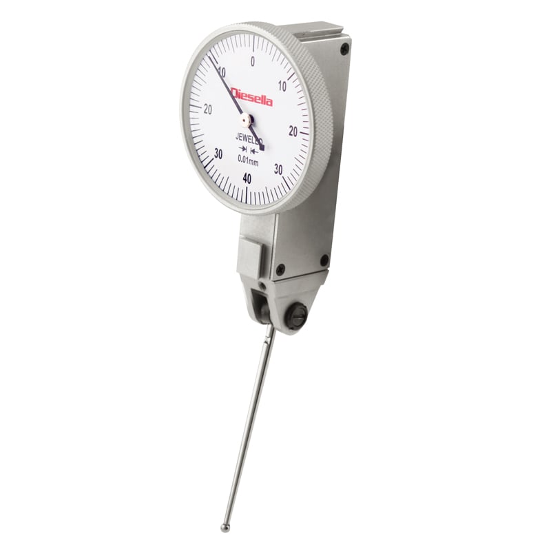 Vippeindikator 8x0,01 mm med 46 mm vippearm - Præcision!