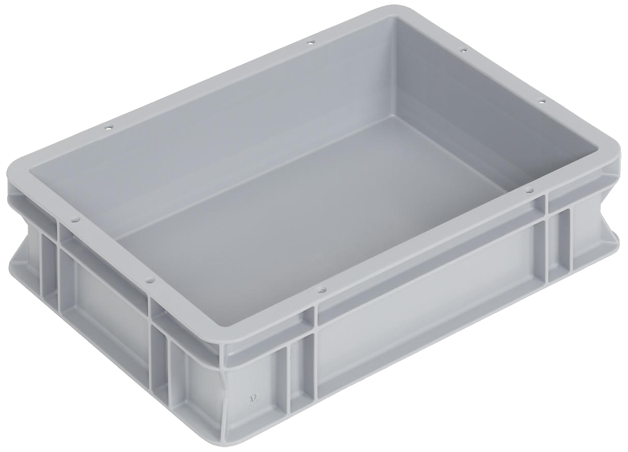 Wez Logiline Eurokasse Fb Grå 400ã 300ã 100mm 9ltr